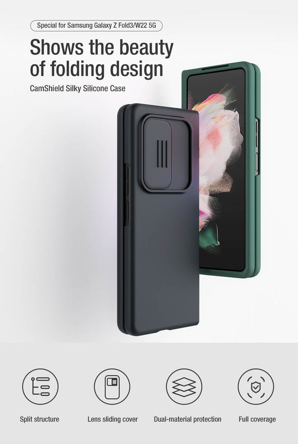 Nillkin CamShield Silky silicon case for Samsung Galaxy Z Fold 3