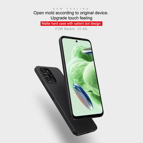Nillkin Super Frosted Shield Matte cover case for Xiaomi Redmi 12 4G, 5G, Redmi Note 12R 5G