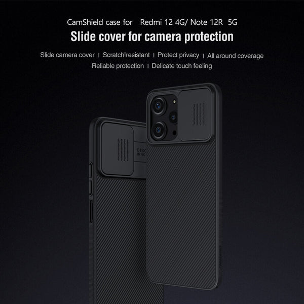 Nillkin CamShield cover case for Xiaomi Redmi 12 4G, 5G, Redmi Note 12R 5G
