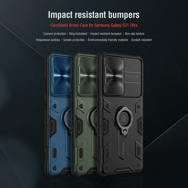 Nillkin CamShield Armor case for Samsung Galaxy S21 Ultra (S21 Ultra 5G)