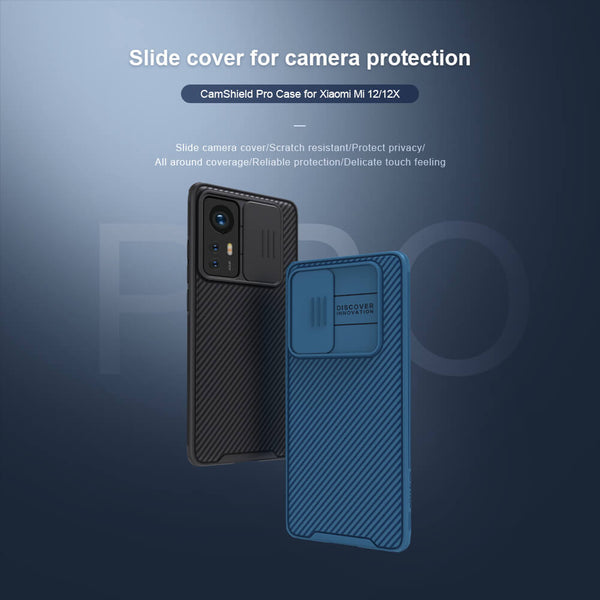 Nillkin CamShield Pro cover case for Xiaomi 12, Xiaomi 12X, Xiaomi 12S