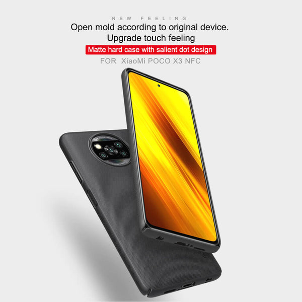 Nillkin Super Frosted Shield Matte cover case for Xiaomi Pocophone X3 NFC (Poco X3 NFC), Poco X3 Pro