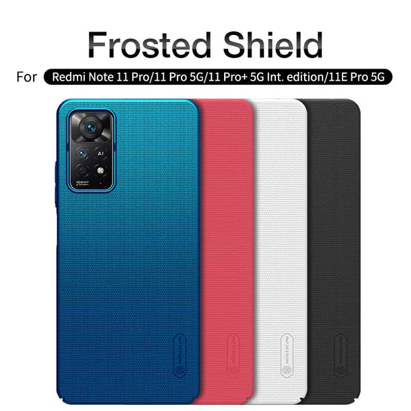 Nillkin Super Frosted Shield Matte cover case for Xiaomi Redmi Note 12 Pro 4G, Xiaomi Redmi Note 11 Pro 4G, Redmi Note 11 Pro 5G